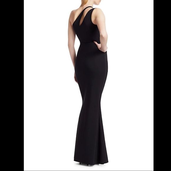 New Chiara Boni La Petite Robe Contanza One-Shoulder Ruched Gown $995 - Picture 4 of 10